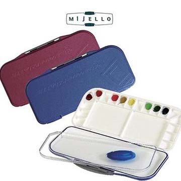 MIJELLO 美捷樂攜帶式保濕調色盤*18格(紅盒/藍盒)可選