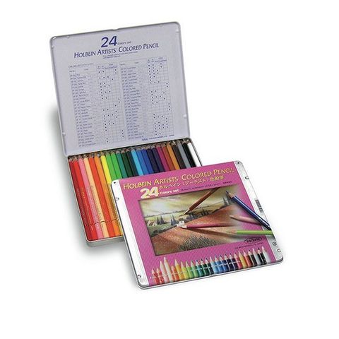 Holbein 好賓 日本專家級油性色鉛筆 Artists color pencil 24色油性色鉛筆 *op920