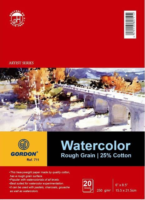 GORDON  水彩簿 #711水彩簿 711 *3本入