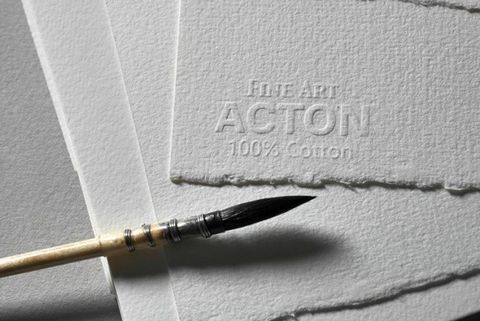 歐洲製 雅頓 ACTON 100%棉 經典水彩紙 8K 28 x 40 cm 20張入 300g/m2