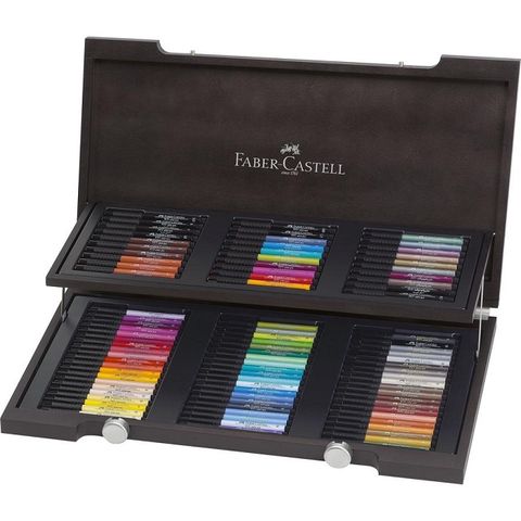 Faber-Castell 輝柏 Faber -Castell Pitt Artist  藝術筆 90入 典藏古典木盒