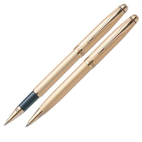 白金牌金色鋼珠筆+原子筆對筆組*WAG450+BAG450