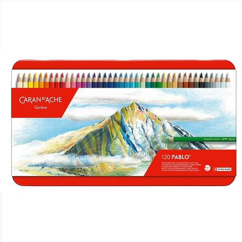 瑞士Caran d’Ache卡達Supracolor系列專家級120色水性彩色鉛筆* 666.420