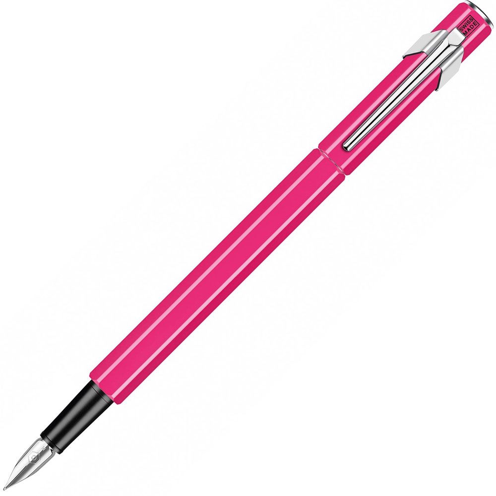 CARAN d'ACHE 瑞士卡達 CARAN DACHE 849 鋼筆螢光粉