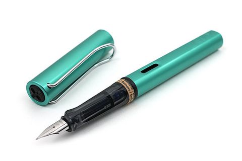 LAMY 2014限量色款  AL-star恆星系列鋼筆F尖-湖水綠(32)附吸水器