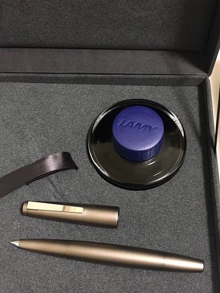 LAMY 2000 M BLACK AMBER 50週年紀念 鋼筆 14K金