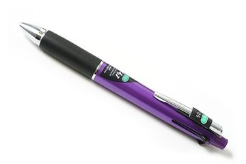 0.5mm到貨 限量販售＊三菱Uni-ball Jetstream 4+1多機能溜溜筆(MSXE5-1000-05)紫色＊滑順好寫