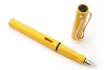 LAMY 德國品牌 SAFARI狩獵系列鋼筆F尖-黃色(18)送吸水器