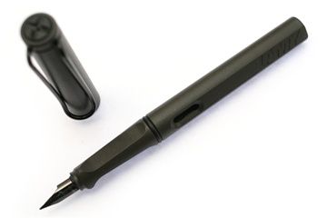 LAMY 德國品牌 SAFARI狩獵系列鋼筆F尖-霧黑(17)送吸水器