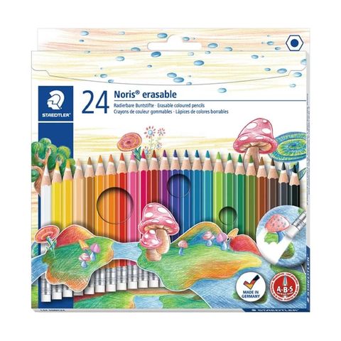 STAEDTLER 施德樓 德國可擦拭色鉛筆24色*14450N24