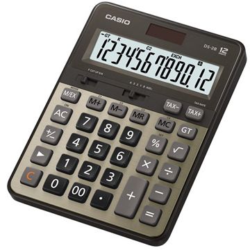 CASIO 卡西歐 頂級12位數桌上型計算機-DS-2B-GD