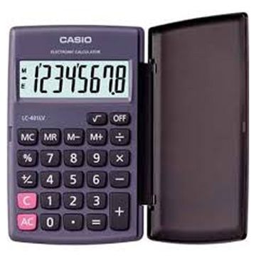 CASIO 卡西歐  8位數摺疊狀攜帶型國家考試專用計算機LC-401LV-BK