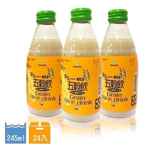 【南紡購物中心】 【羅東農會】羅董五穀飲(245ml*24瓶/箱)&nbsp;