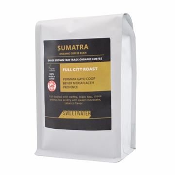 【南紡購物中心】 【SWEETWATER】蘇門答臘有機咖啡豆---半磅(227g)