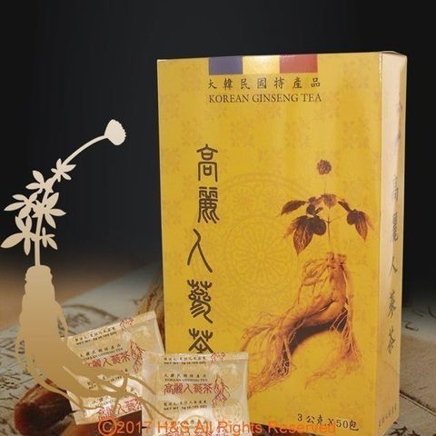 《瀚軒》精選韓國高麗人蔘茶 (3g*50包)