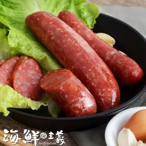 【南紡購物中心】 ◤新品上市◢飛魚卵香腸 3包組（5入/包）