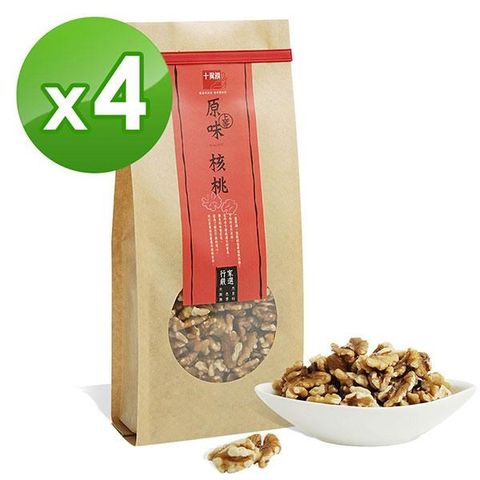 十翼饌 【南紡購物中心】 上等原味核桃 (350g)x4包