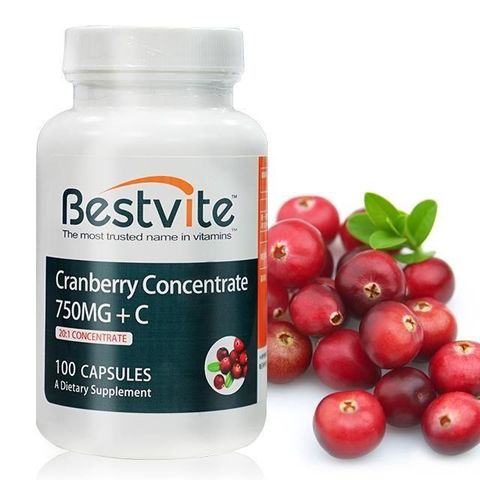 Bestvite 必賜力 高濃縮蔓越莓膠囊1瓶(100顆)