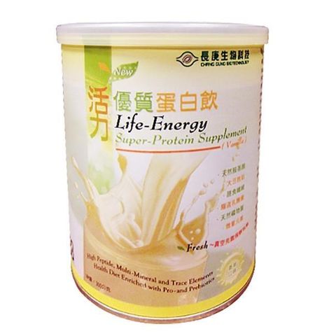 【長庚生技】活力優質蛋白飲- 香草(300g)