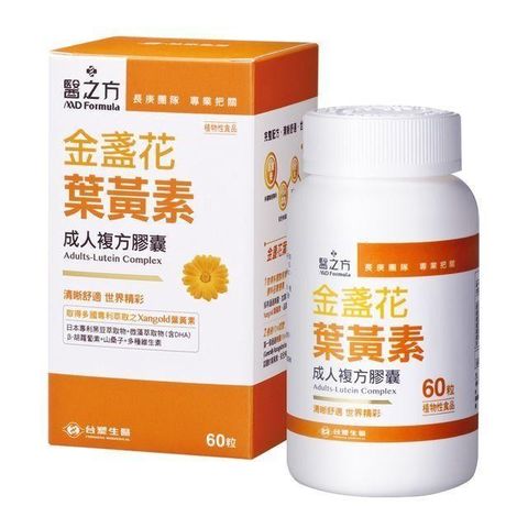 Dr's Formula 台塑生醫 【南紡購物中心】 成人金盞花葉黃素複方膠囊(60錠/瓶)