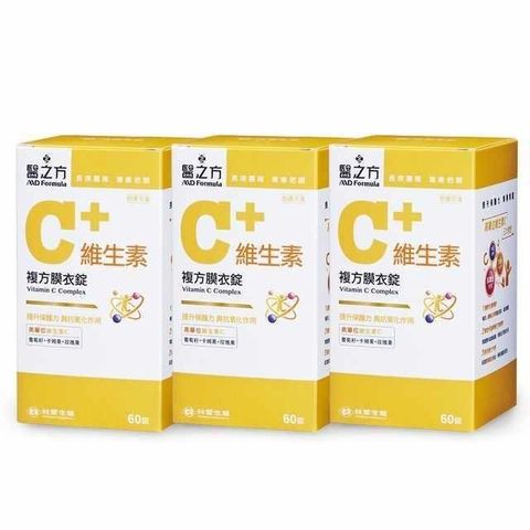 Dr's Formula 台塑生醫 【南紡購物中心】 維生素C複方膜衣錠(60錠/瓶) 3瓶