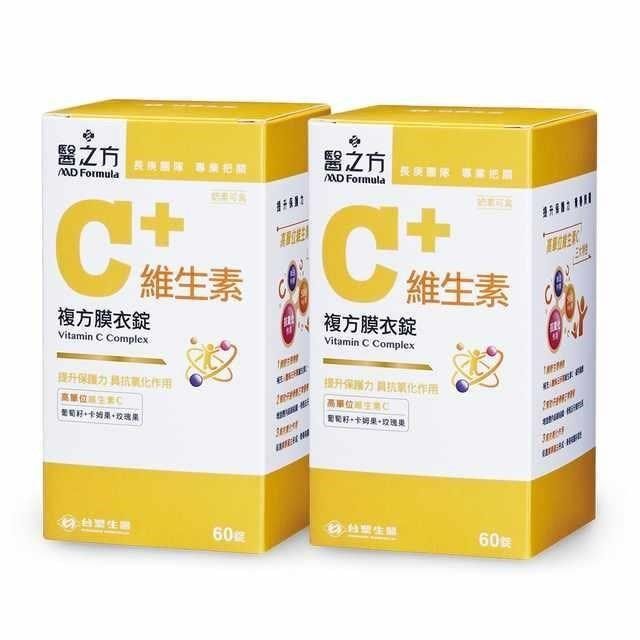 Dr's Formula 台塑生醫 【南紡購物中心】 維生素C複方膜衣錠(60錠/瓶) 2瓶