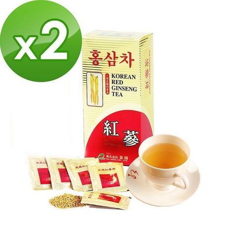 【南紡購物中心】 金蔘-6年根韓國高麗紅蔘茶(30包/盒)共2盒