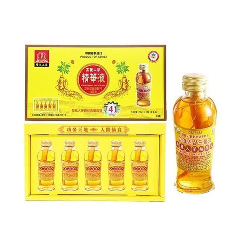 金蔘 【南紡購物中心】 -韓國高麗人蔘精華液禮盒(120ml*5瓶)