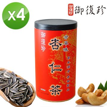 御復珍 【南紡購物中心】 古早味杏仁茶4罐組 (無糖, 460g/罐)