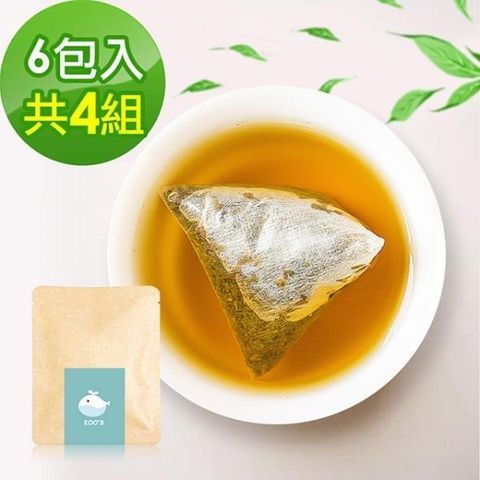 KOOS 【南紡購物中心】 -清韻金萱烏龍茶-隨享包4組(6包入)