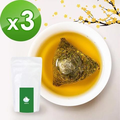 KOOS 【南紡購物中心】 -香韻桂花烏龍茶-獨享組3袋(10包入) 