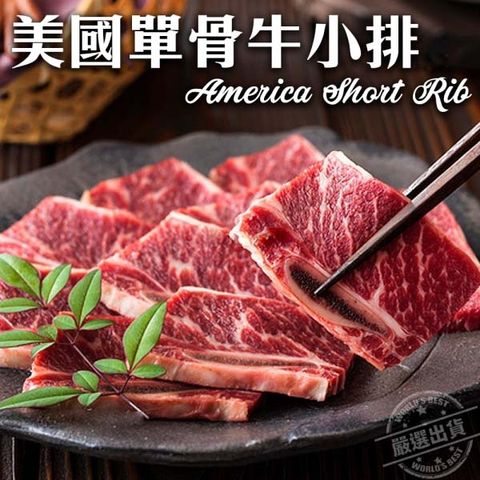 海肉管家 美國安格斯單骨牛小排(3包/每包200g10%)