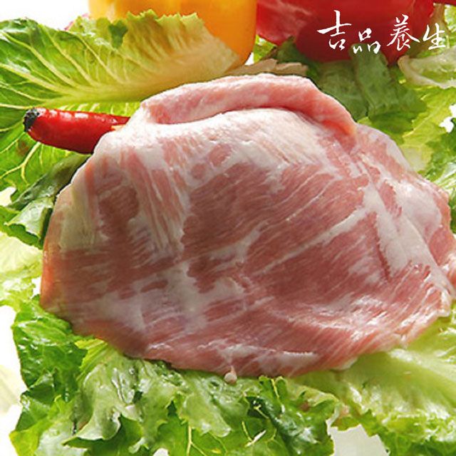 吉品養生 安心豬系列_雪花腮肉(300g)