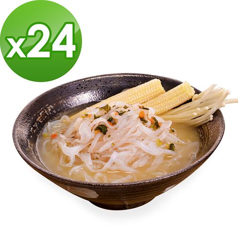 樂活e棧 低卡蒟蒻麵 鐵板細麵+濃湯(共24份)