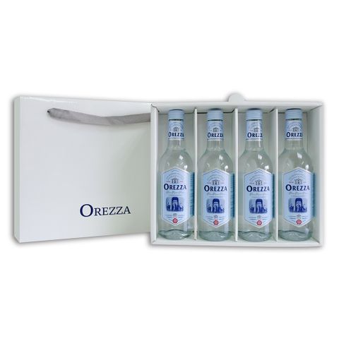 法國OREZZA天然氣泡礦泉水-莫蘭迪禮盒(330ml*4入)