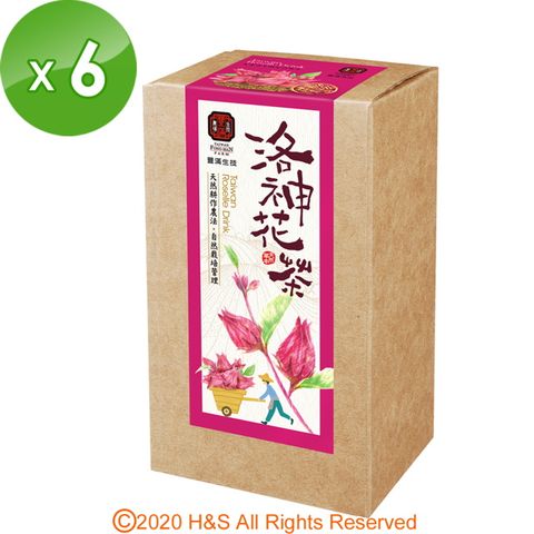 豐滿生技 洛神花茶(三角立體茶包)6盒(3公克X10包/盒)