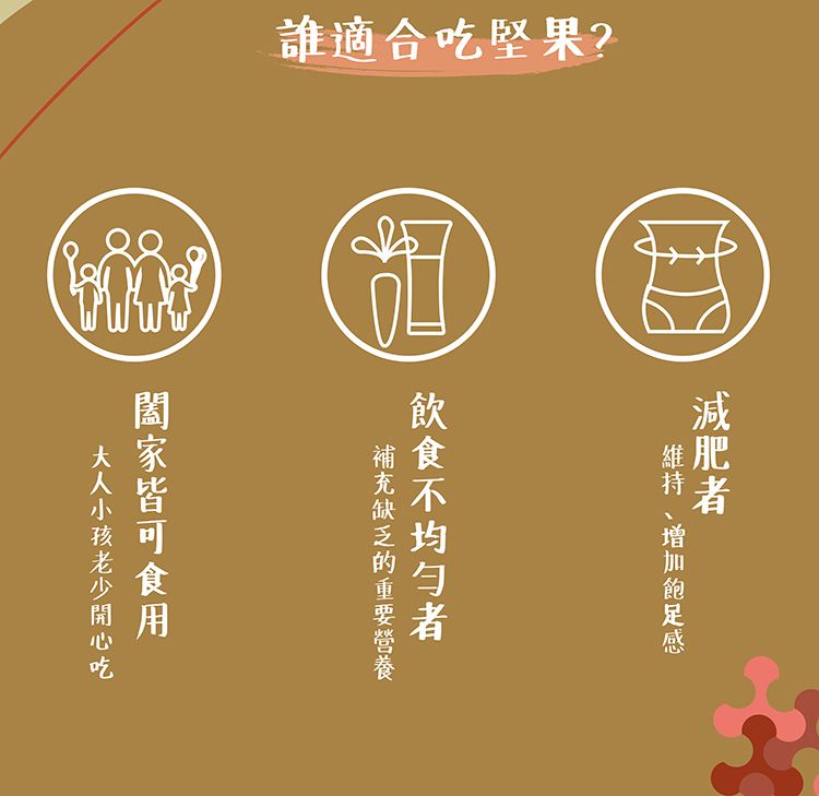 誰適合堅果?吃