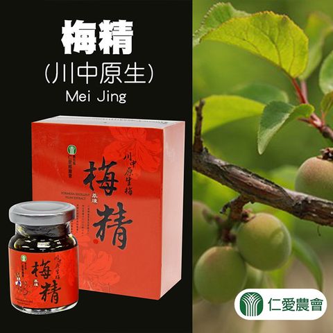 仁愛農會 川中原生-梅精-100g-罐 (2罐一組)