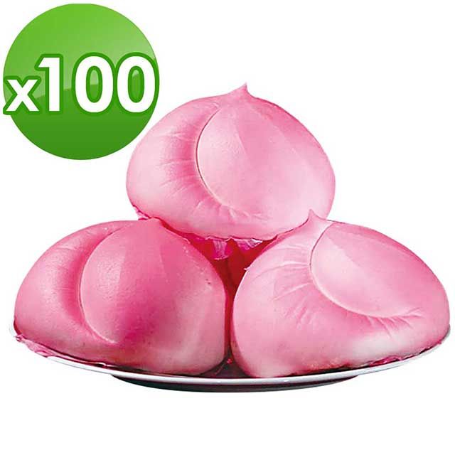 老食說 拜拜祝壽 (紅豆/綠豆)壽桃100入/箱