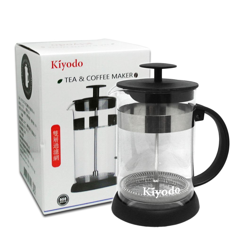 KIYODO 【一品川流】 法式濾壓沖泡壺-800ml-2入組