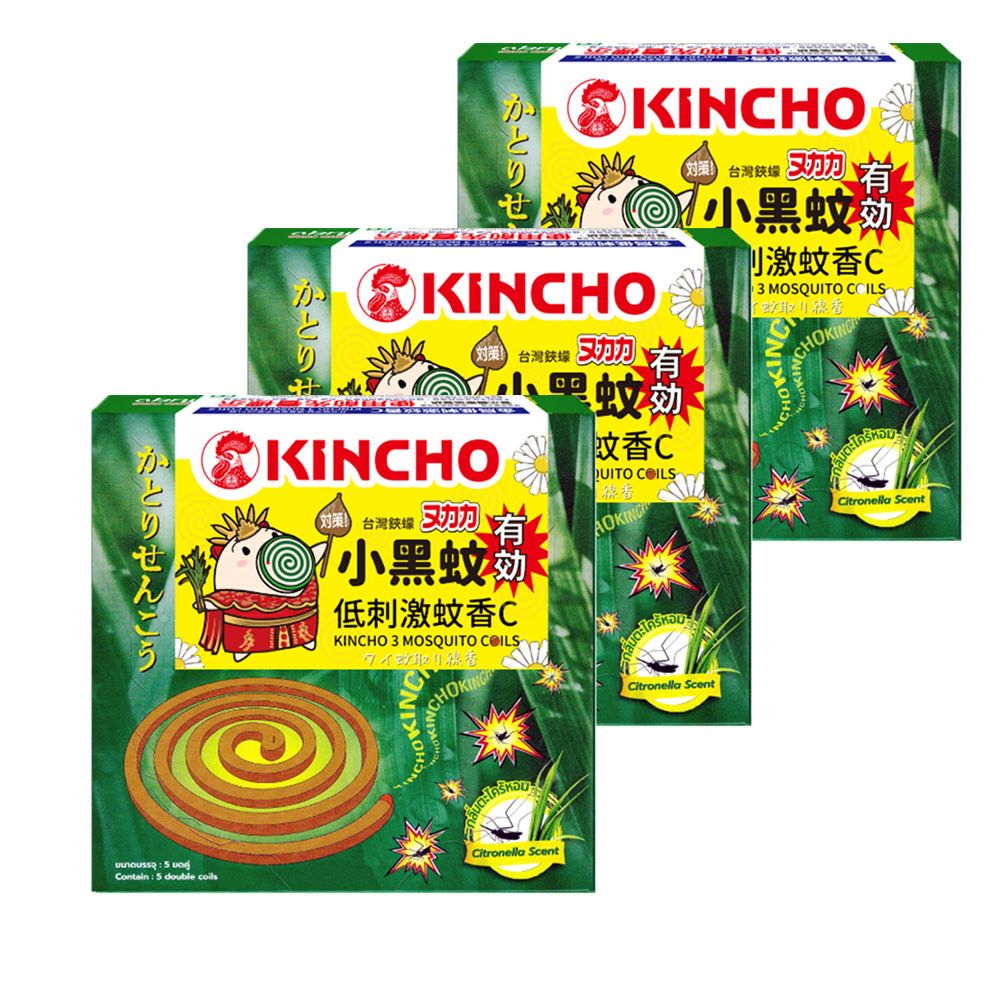 KINCHO 日本金鳥  金鳥低刺激蚊香C (10巻)x3入