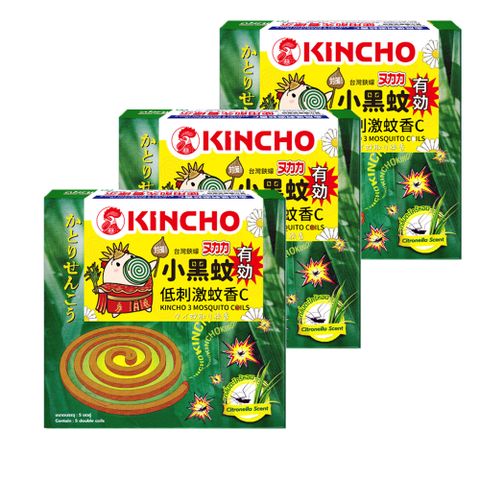 KINCHO 日本金鳥 金鳥低刺激蚊香C (10巻)x3入