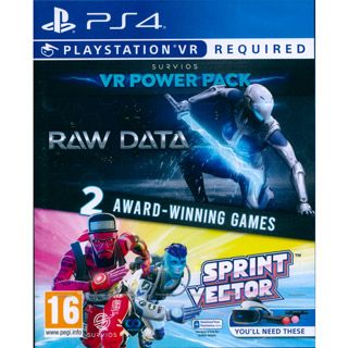 PLAYSTATION VR REQUIREDSURVIOSVR POWER PACKRAW DATA162 AWARD-WINNING GAMESSPRINTVECTOR NEED THESE