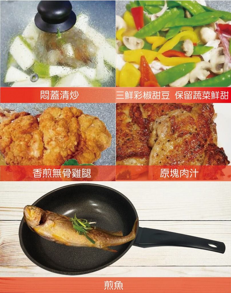 悶蓋清炒三鮮彩椒甜豆 保留蔬菜鮮甜香煎無骨雞腿原塊肉汁煎魚