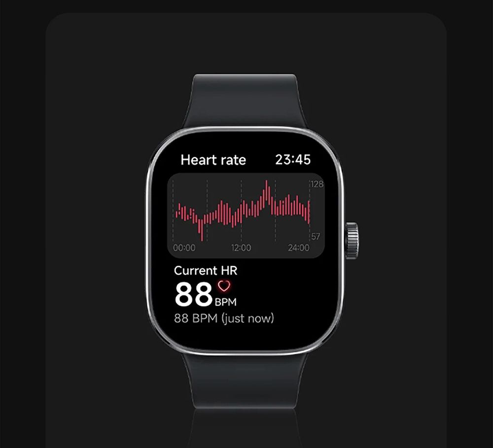 Heart rate23:451285712:0024:0000:00Current HR88 88 BPM (just now)