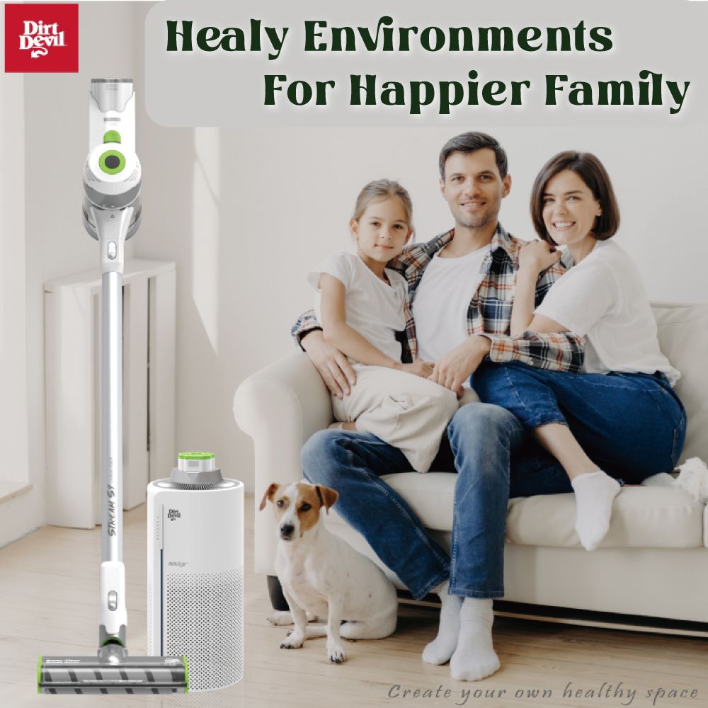 DirtDevilHealy EnvironmentsFor Happier FamilyCreateyourhealthy space