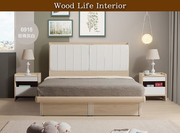 6918珍珠灰白Wood Life Interior