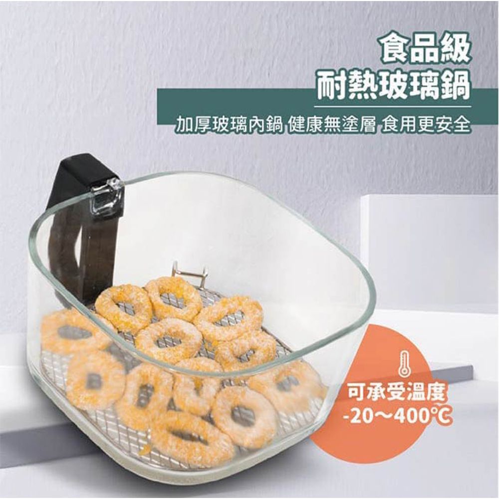 食品級耐熱玻璃鍋加厚玻璃鍋健康無塗層,食用更安全可承受温度-20400