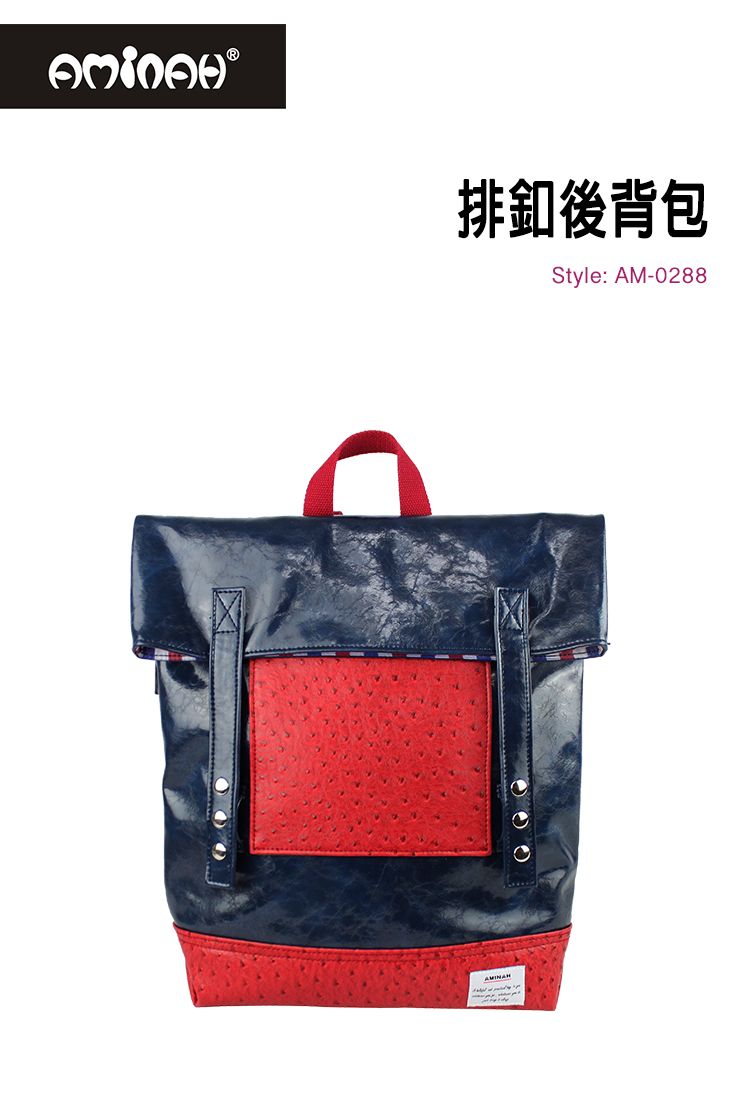 排釦後背包Style: AM-0288