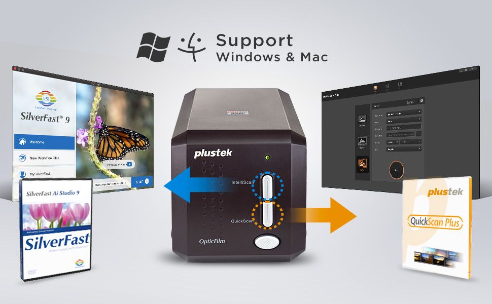 SupportWindows & MacSilverFast 9plustekNew SilverFast Ai Studio 9SilverFast0OpticFilmplustekQuickScan Plus